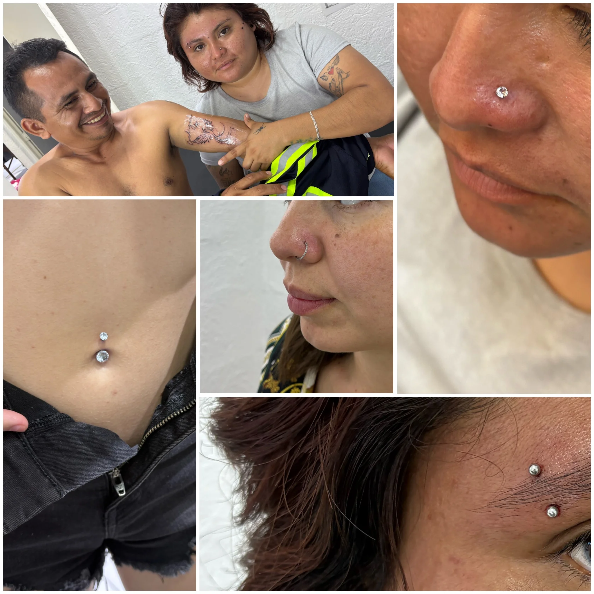 Multiple piercings d'oreille